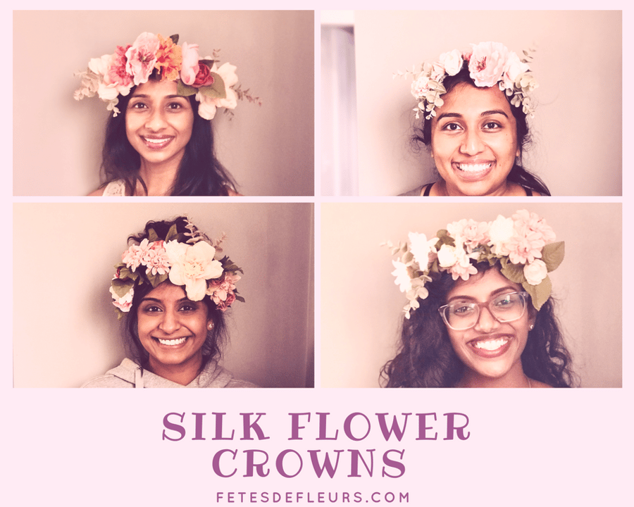 GUIDE How to Make Flower Crowns with Silk Flowers